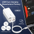 LDNIO A4610C 65W High Power Support 4 Port Usb UK US EU Plug Type C Qc3.0 Fast Charger Adapter Universal Charger for Laptop - White